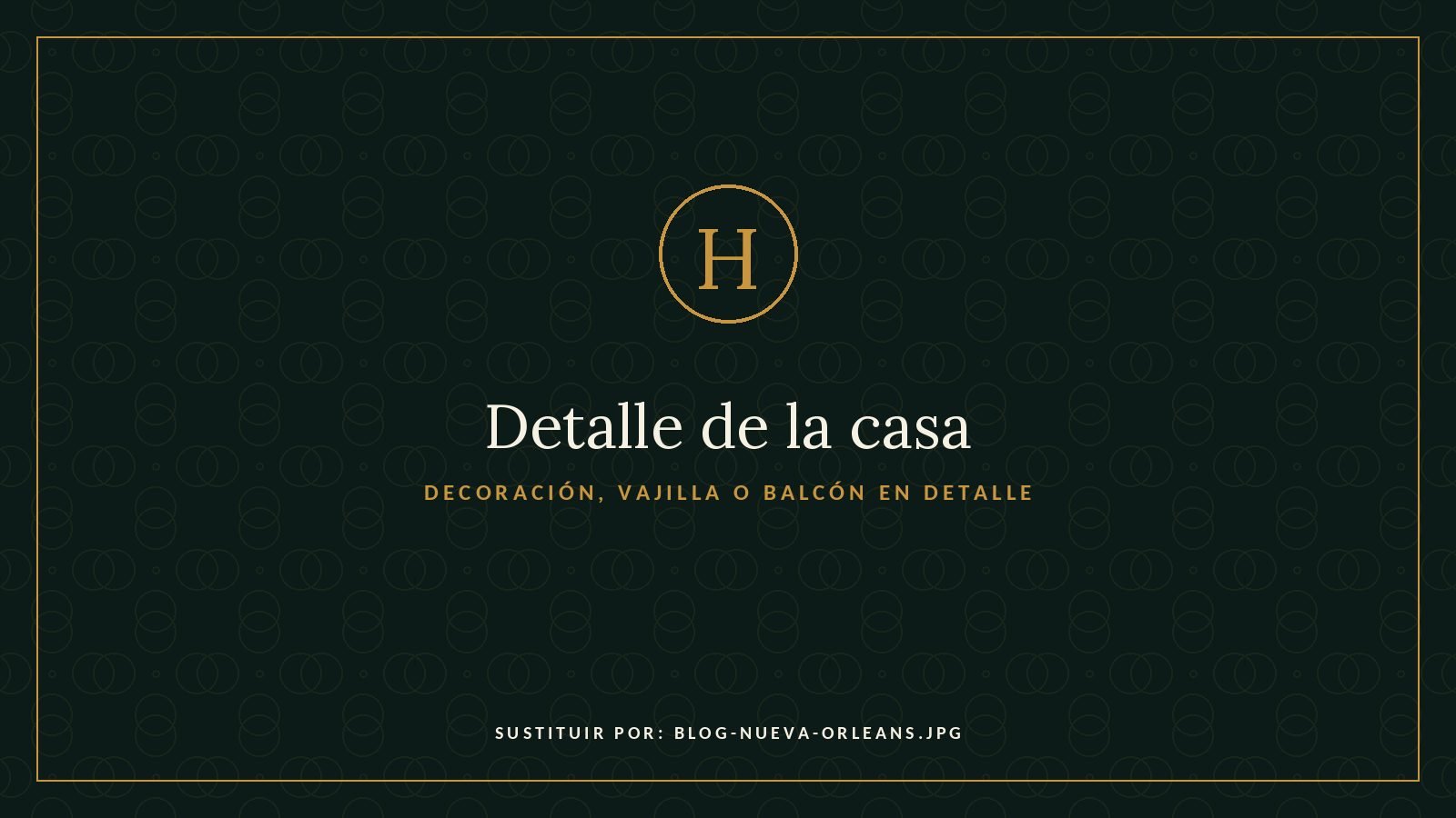 Detalle de la decoración colonial de Harold's, inspirada en el Barrio Francés de Nueva Orleans
