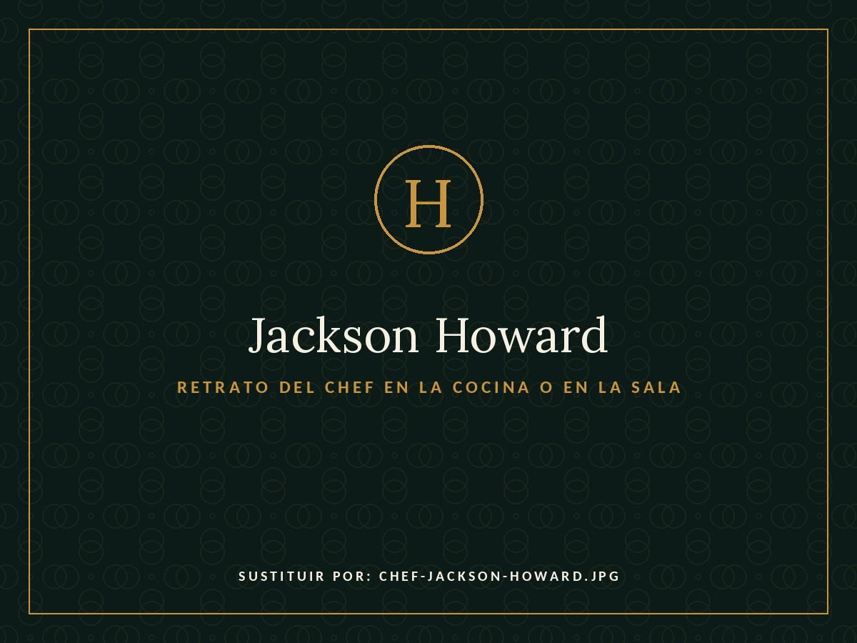 El chef Jackson Howard, fundador de Harold's Fried Chicken, en la cocina
